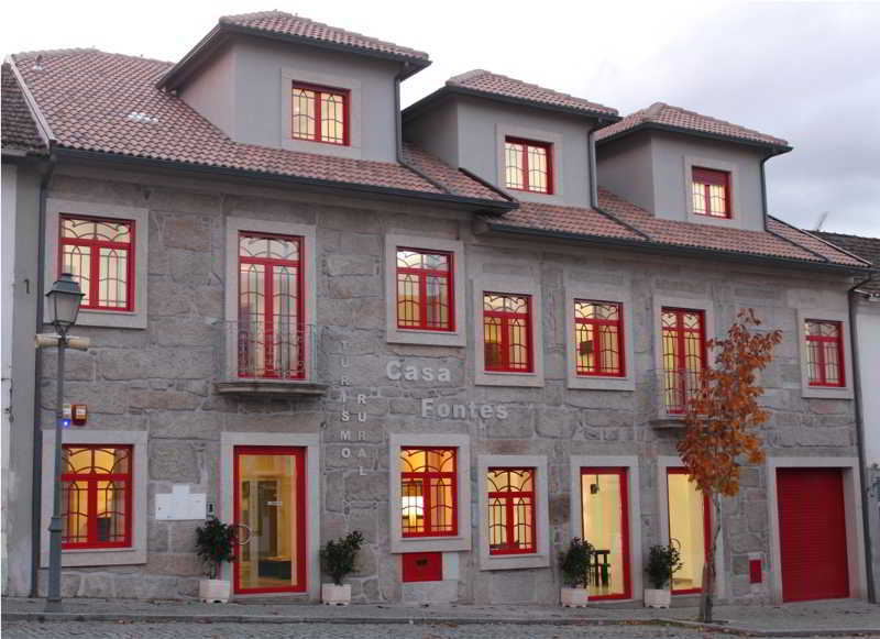Casa Fontes Hotel Pedras Salgadas Bagian luar foto